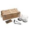Whiskey Gift Set With Glasses, Coasters And Tongs