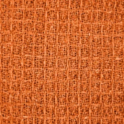 Orange Honeycomb Recycled Cotton Throw -Julian Charles HONExxxxBTO4