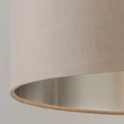 Taupe Velvet Light Shade (35cm) -Julian Charles HR00077 Zoom