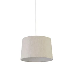 Taupe Tapered Linen Light Shade (38cm) -Julian Charles HR00142 Off