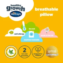 Silentnight Healthy Growth Breathable Anti Allergy Pillow -Julian Charles HealthyGrowthBreathablePillow 8