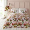 Voyage Heligan Floral Fuchsia Cotton Duvet Set