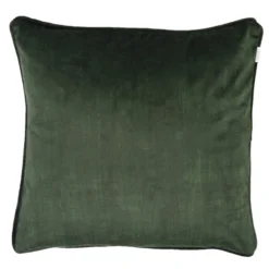Heritage Bottle Green Velvet Cushion Cover (50cm X 50cm)