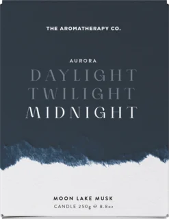 Aurora Midnight Moon Lake Musk Ceramic Candle -Julian Charles IT04543 T2