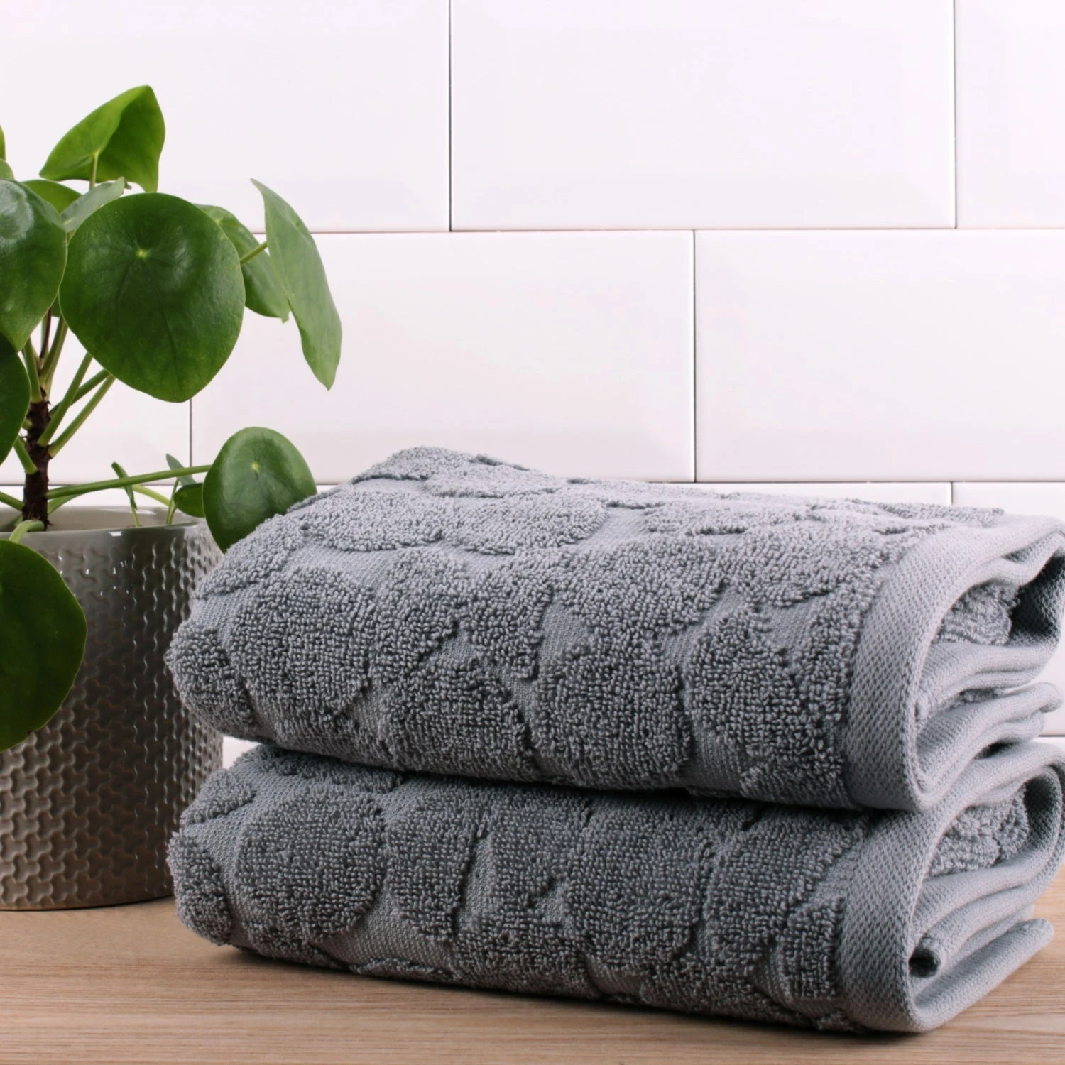 Ingo Grey 550gsm Cotton Towels 1 Ingo Grey 550gsm Cotton Towels