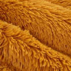 Chelsea Ochre Cuddle Throw (130cm X 180cm) -Julian Charles JC Chelsea Cuddle Throw Ochre CU