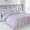 Flower Bee Lilac Reversible Duvet Set