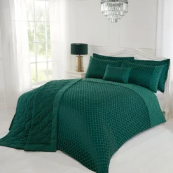 Othello Emerald Luxury Cotton Rich Jacquard Duvet Cover 6 Othello Emerald Luxury Cotton Rich Jacquard Duvet Cover -Julian Charles JC Othello Emerald SH 8c9f14bc 5ec2 4712 af35 5fe8c482a4c8