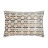 Santorini Ochre Cut Velvet Boudoir Cushion (40cm X 60cm)