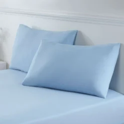 Blue Super Soft Easycare Housewife Pillowcases (Pair)
