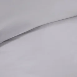 Grey Super Soft Easycare Duvet Set -Julian Charles JC Super Soft Silver CU