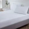 White Super Soft Easycare Standard (25cm) Fitted Sheet