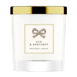 Oud And Bergamot Scented Candle
