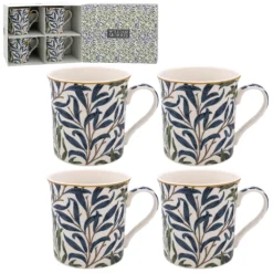 Morris & Co Willow Bough Mugs (Set Of 4)