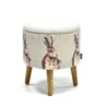 Meg Hawkins Hare Storage Footstool