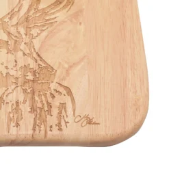Meg Hawkins Rubber Wood Engraved Stag Board -Julian Charles MH1070 T3