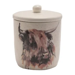 Meg Hawkins Highland Cow Storage Canister