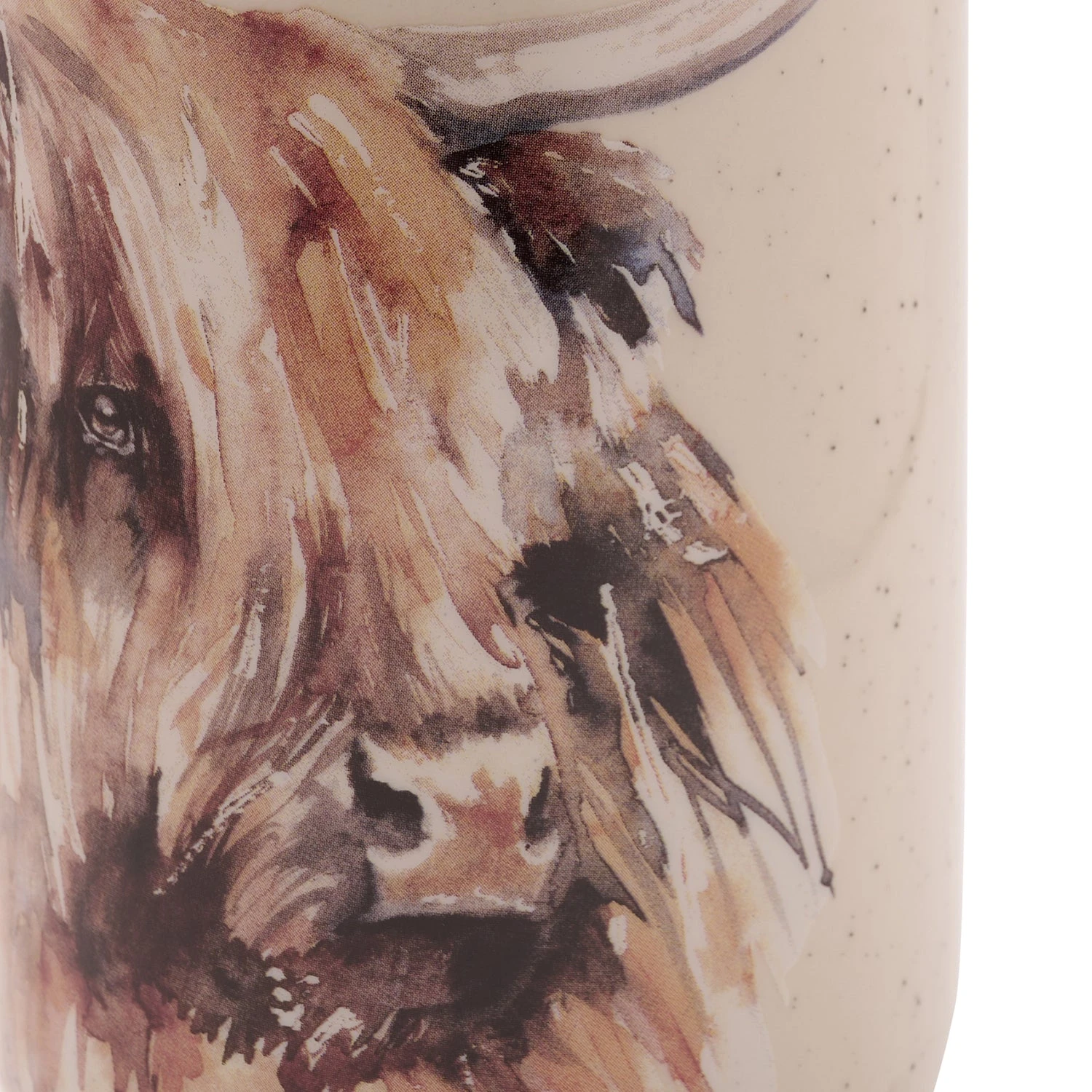 Meg Hawkins Highland Cow Tall Ceramic Vase 3 Meg Hawkins Highland Cow Tall Ceramic Vase - Image 3