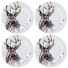 Meg Hawkins Stag Dinner Plates (Set Of 4)