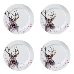 Meg Hawkins Stag Side Plates (Set Of 4)