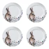 Meg Hawkins Hare Side Plates (Set Of 4)