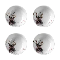 Meg Hawkins Stag Cereal Bowls (Set Of 4)