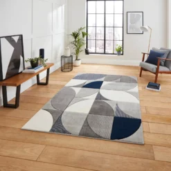 Matrix MT63 Grey/Navy Rug