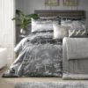 Laurence Llewelyn-Bowen Oasis Slate Velvet Duvet Set