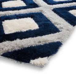 Olympia GR224 Grey/Navy Geometric Rug -Julian Charles OlympiaGR224Grey.Navy 6