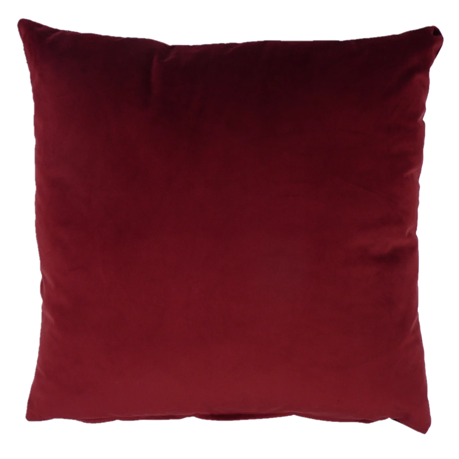 Opulence Burgundy Velvet Cushion Cover (50cm X 50cm) 1 Opulence Burgundy Velvet Cushion Cover (50cm X 50cm)