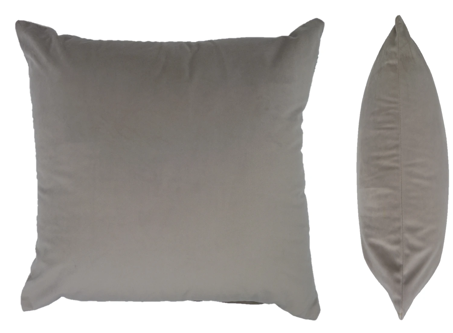 Opulence Mink Velvet Cushion (50cm X 50cm) 2 Opulence Mink Velvet Cushion (50cm X 50cm) - Image 2