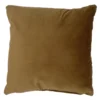 Opulence Old Gold Velvet Cushion (50cm X 50cm)