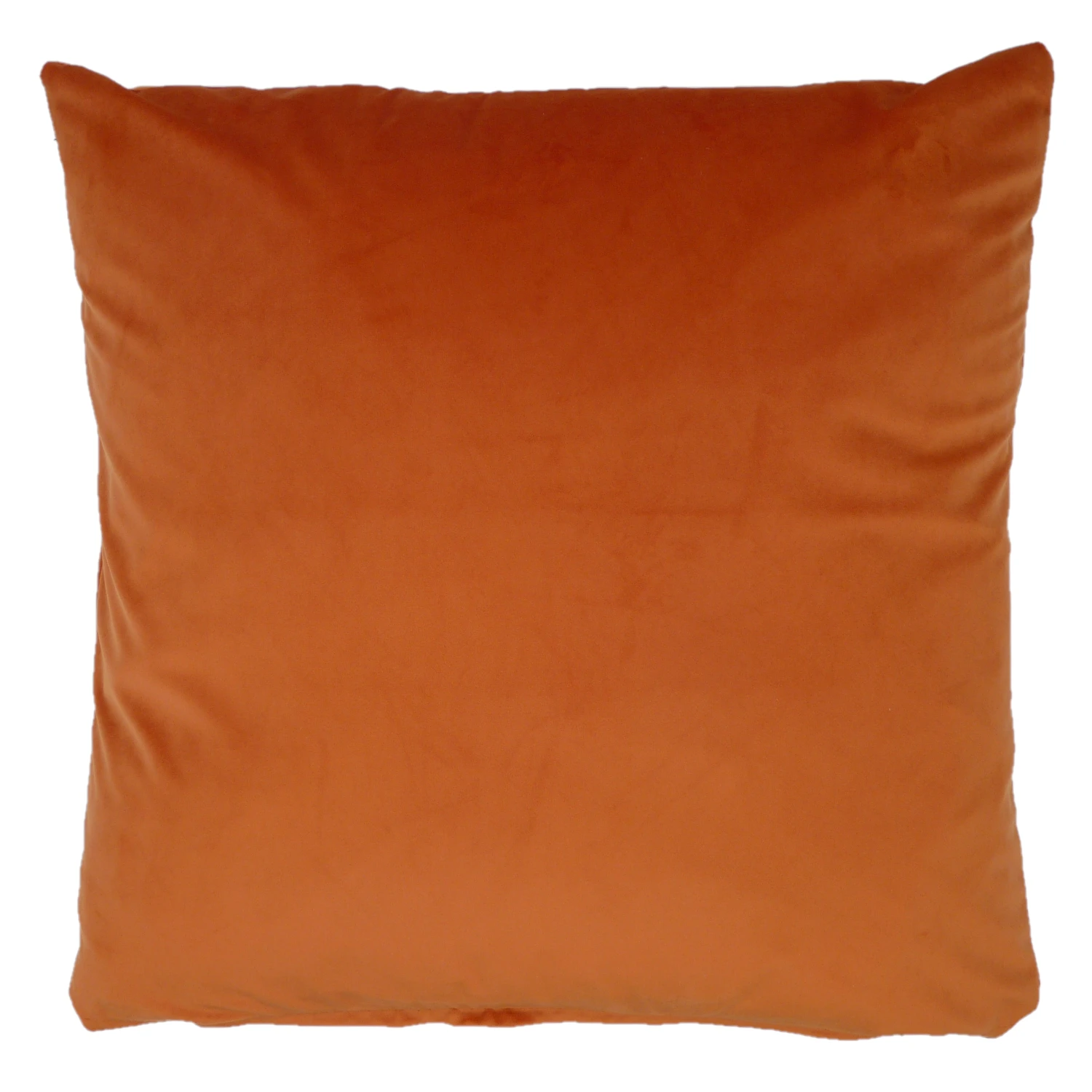Opulence Pumpkin Orange Velvet Cushion Cover (50cm X 50cm) 1 Opulence Pumpkin Orange Velvet Cushion Cover (50cm X 50cm)
