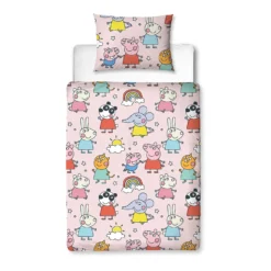 Peppa Pig Playful Bed Bundle -Julian Charles PE1106 PEPPA PIG PLAYFUL JNR BED BUNDLE OVERHEAD FRONT