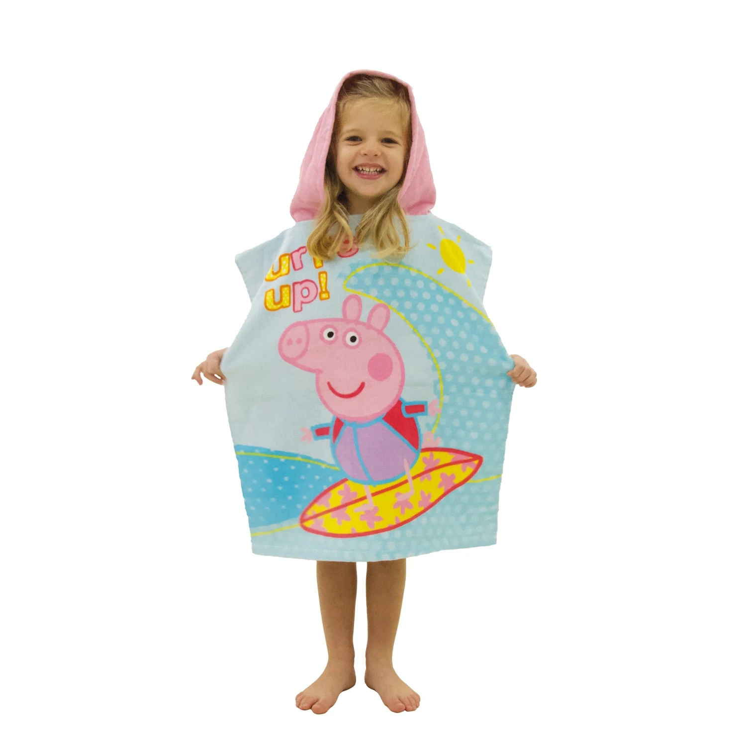 Peppa Pig Diving Cotton Towel Poncho 2 Peppa Pig Diving Cotton Towel Poncho - Image 2