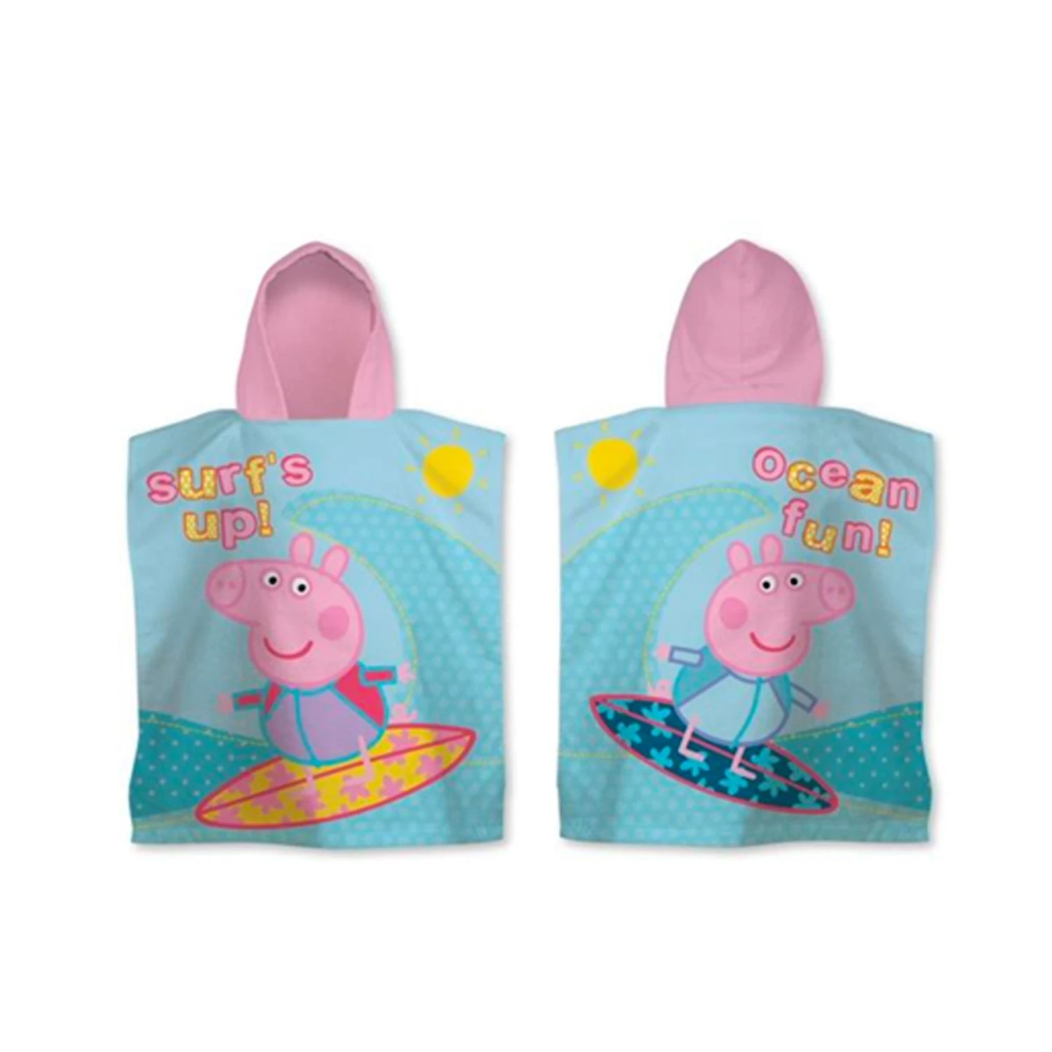 Peppa Pig Diving Cotton Towel Poncho 4 Peppa Pig Diving Cotton Towel Poncho - Image 4