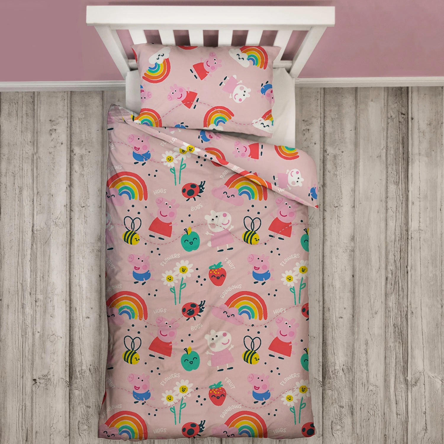 Peppa Pig Lovely 4.5 Tog Coverless Quilt Duvet - Image 5