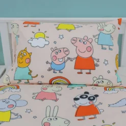 Peppa Pig Playful Rotary Duvet Set -Julian Charles PP1PYFDS002UK1 PEPPAPIGPLAYFULSNG91ROTDUVET 8