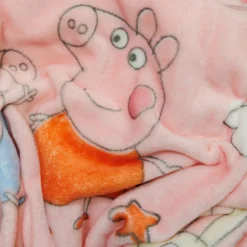 Peppa Pig Playful Rotary Fleece Blanket -Julian Charles PP1PYFFL001UK PEPPAPIGPLAYFULROTFLEECEBLANKET 7