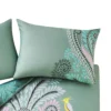 Sara Miller Peacock Filigree Dark Sage Housewife Pillowcase Pair