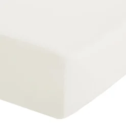 Catherine Lansfield Cream Easy Iron Percale Extra Deep (35cm) Fitted Sheet
