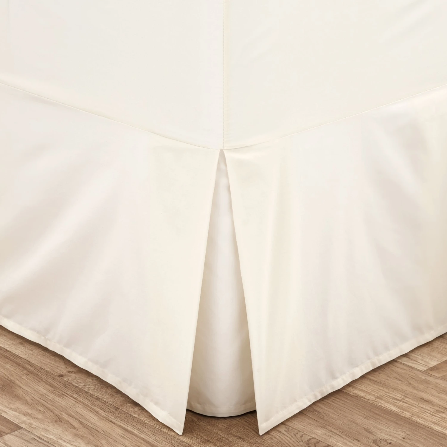 Catherine Lansfield Cream Easy Iron Box Pleated Base Fitted Valance Sheet 1 Catherine Lansfield Cream Easy Iron Box Pleated Base Fitted Valance Sheet