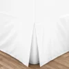 Catherine Lansfield White Easy Iron Box Pleated Base Fitted Valance Sheet