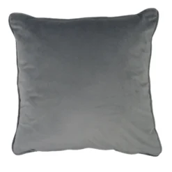 Polaris Ash Grey Textured Weave Velvet Cushion Cover (45cm X 45cm) -Julian Charles Polaris AshRear 9621f8c1 f82d 402d afab b5bd21e424da