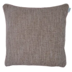 Polaris Blush Pink Textured Weave Velvet Cushion (45cm X 45cm)