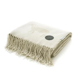 The Lyndon Company Ram Grey Soft Knitted Throw (140cm X 185cm) -Julian Charles RamThrow 4