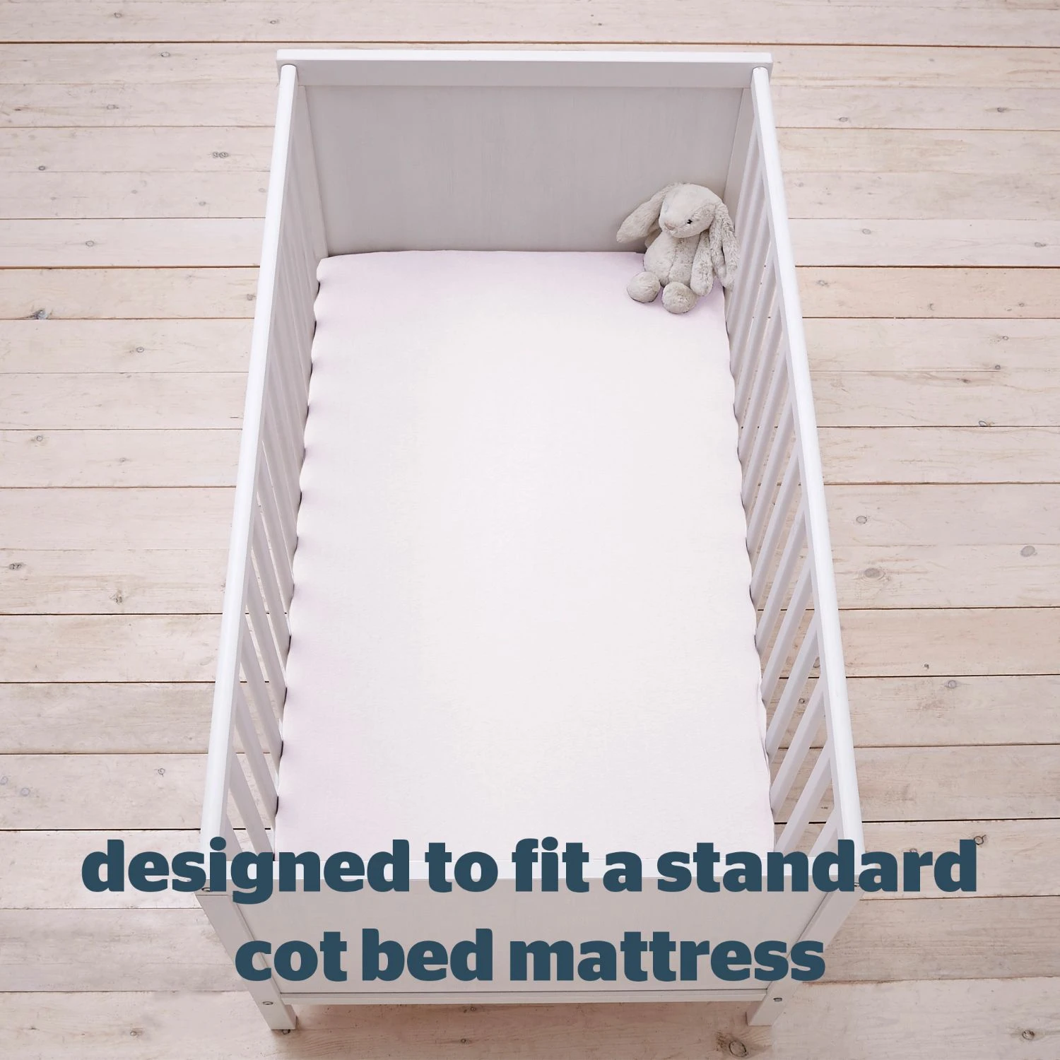 Silentnight Safe Nights White 100% Cotton Baby Fitted Sheet (2 Pack) 15 Silentnight Safe Nights White 100% Cotton Baby Fitted Sheet (2 Pack) - Image 15