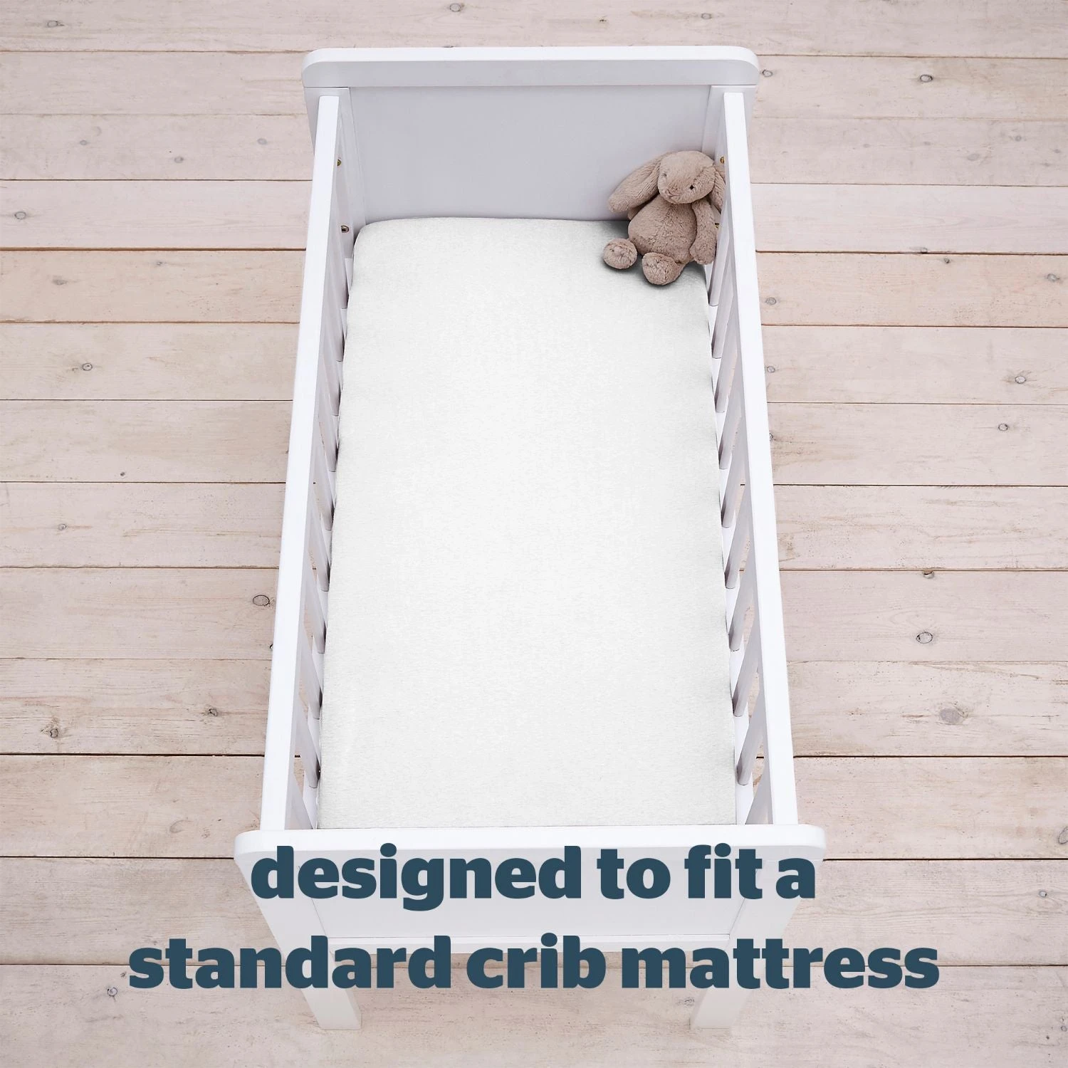 Silentnight Safe Nights White 100% Cotton Baby Fitted Sheet (2 Pack) 12 Silentnight Safe Nights White 100% Cotton Baby Fitted Sheet (2 Pack) - Image 12