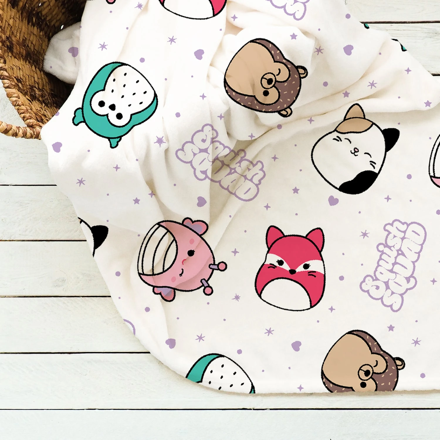 Squishmallows Bright Rotary Fleece Blanket 2 Squishmallows Bright Rotary Fleece Blanket - Image 2