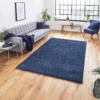 Sierra 9000 Dark Blue Shaggy Rug